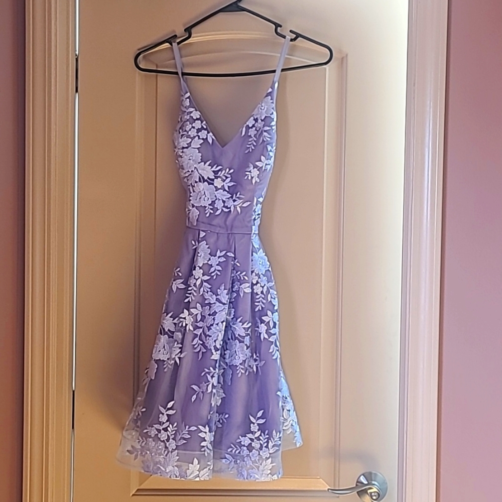 BCX Purple Juniors Dress Size 3